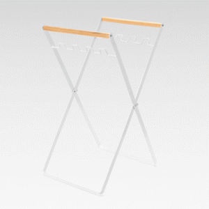 fasata foldable outdoor trash bag rack